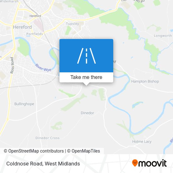 Coldnose Road map