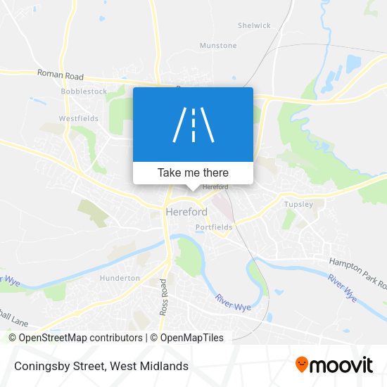 Coningsby Street map