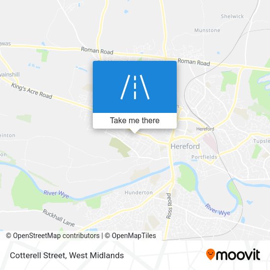 Cotterell Street map
