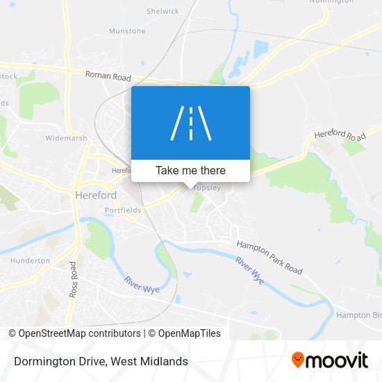 Dormington Drive map