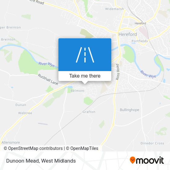 Dunoon Mead map