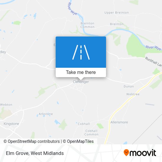 Elm Grove map