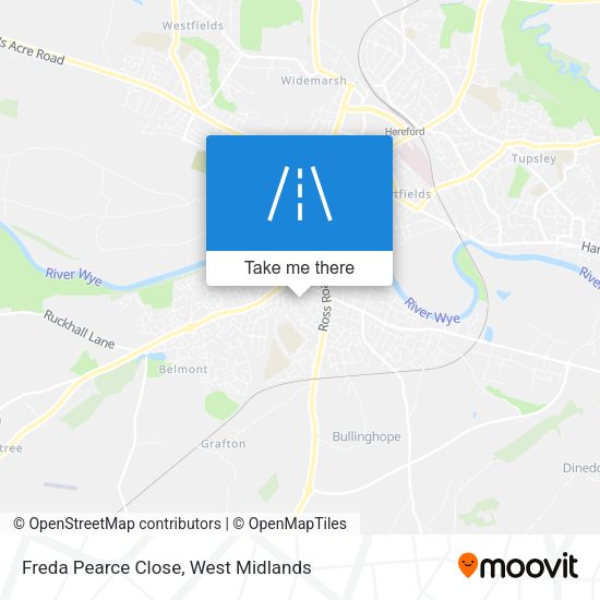 Freda Pearce Close map