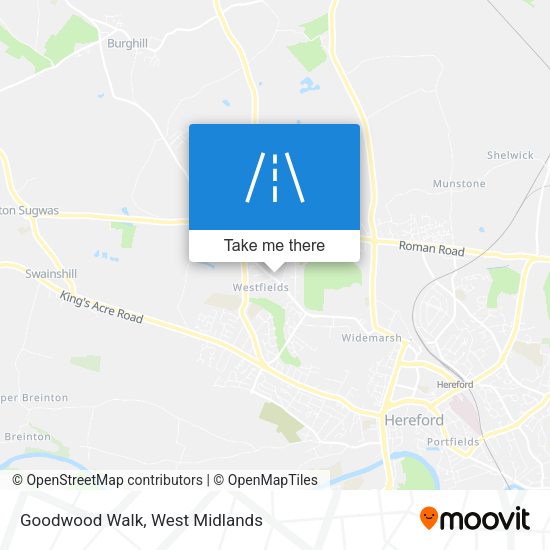 Goodwood Walk map