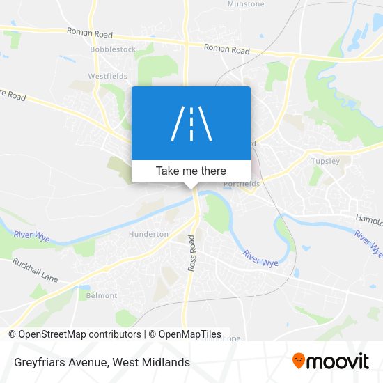 Greyfriars Avenue map