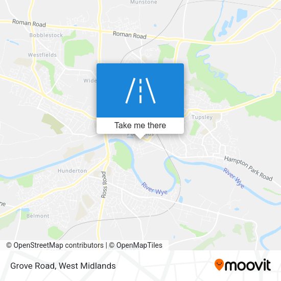 Grove Road map