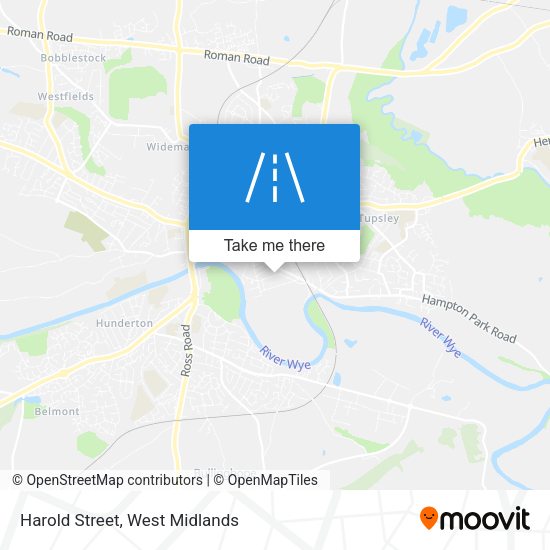 Harold Street map