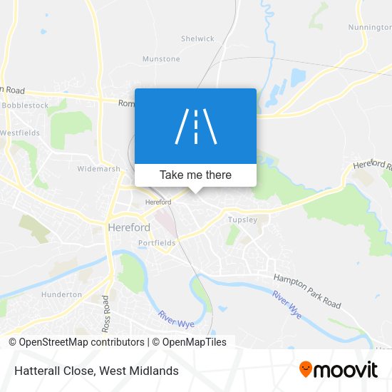 Hatterall Close map
