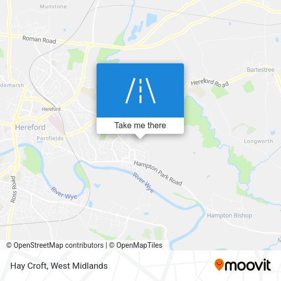Hay Croft map