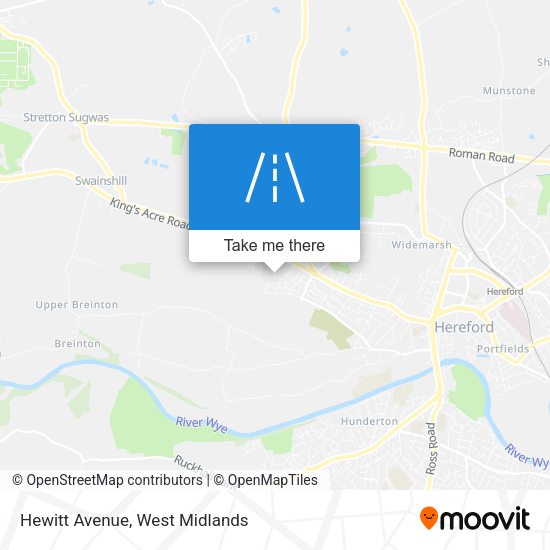 Hewitt Avenue map