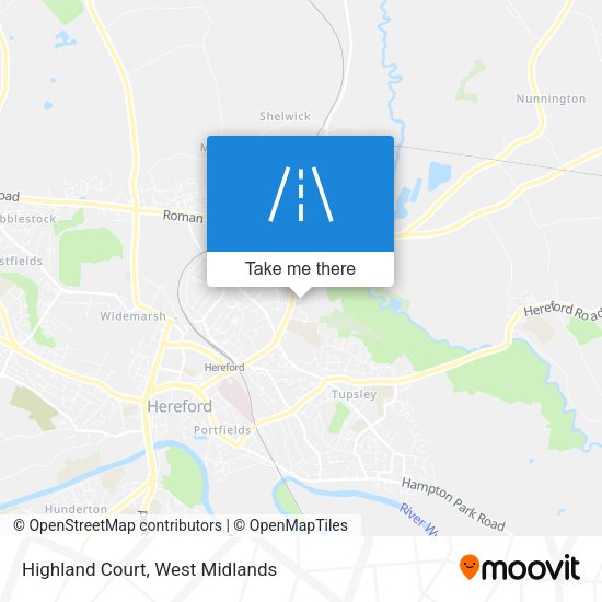 Highland Court map