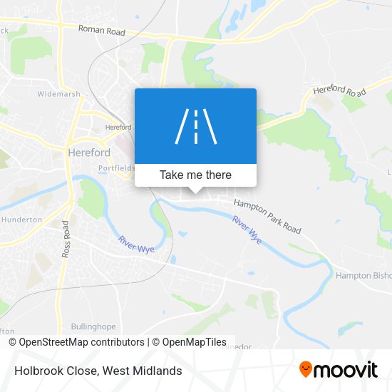 Holbrook Close map