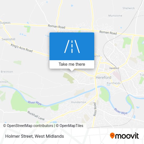 Holmer Street map