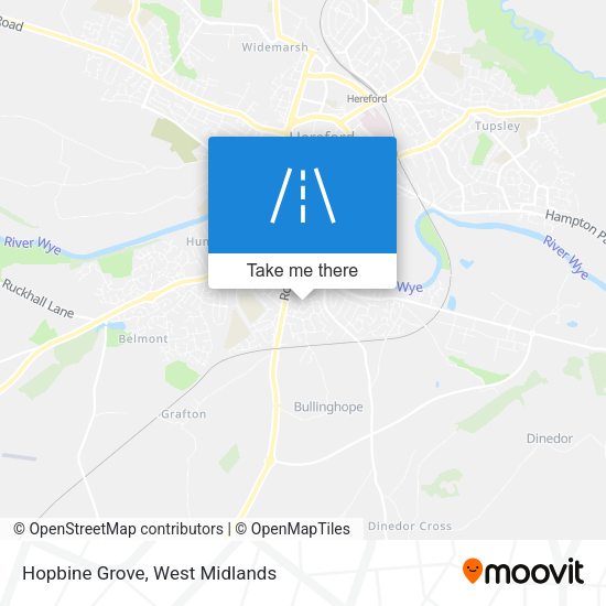 Hopbine Grove map