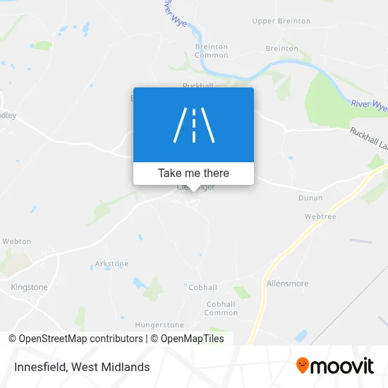 Innesfield map
