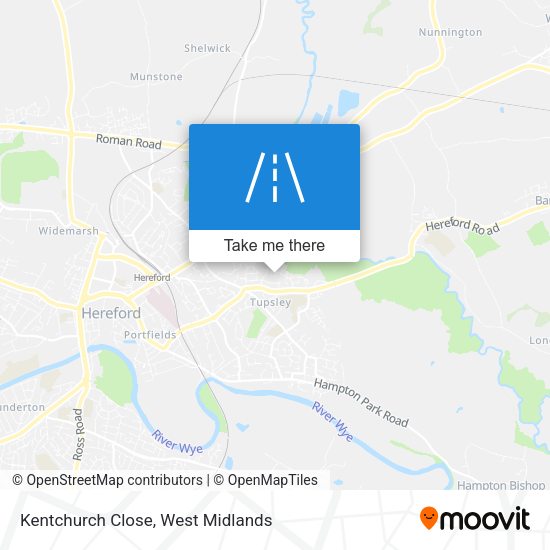 Kentchurch Close map