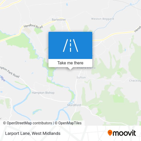 Larport Lane map