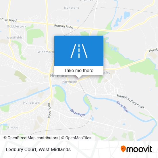 Ledbury Court map