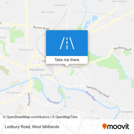 Ledbury Road map