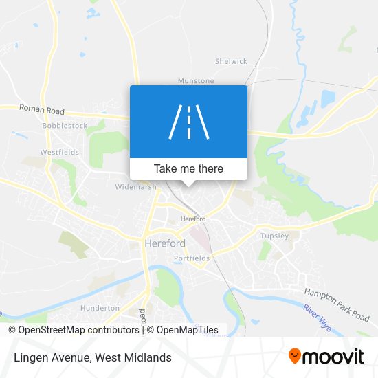 Lingen Avenue map