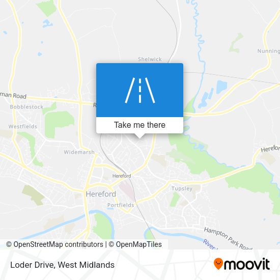 Loder Drive map
