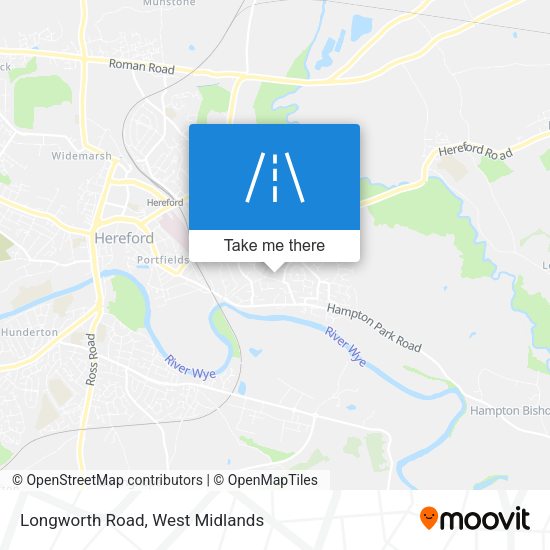 Longworth Road map