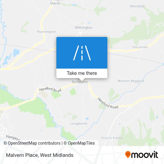 Malvern Place map