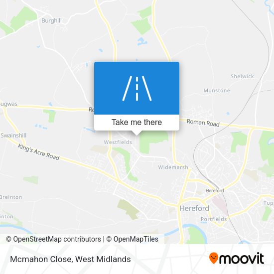 Mcmahon Close map
