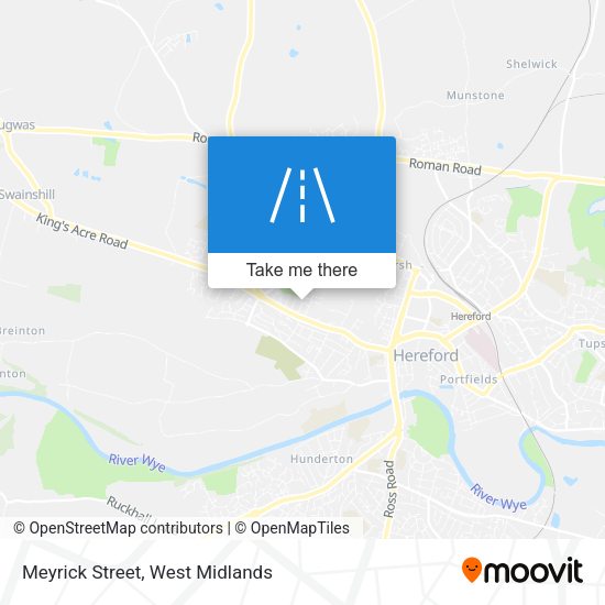 Meyrick Street map