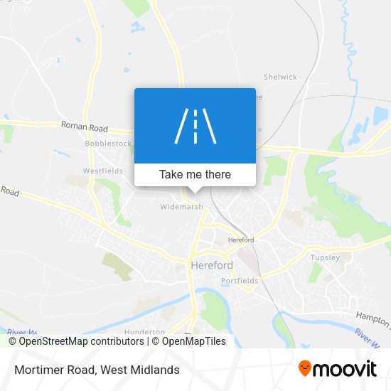 Mortimer Road map