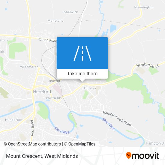 Mount Crescent map