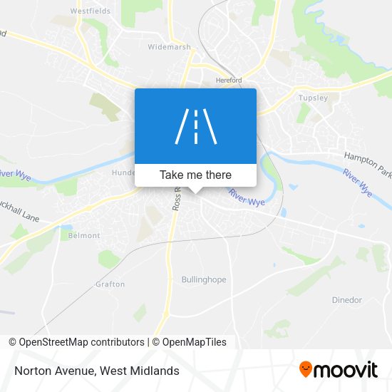 Norton Avenue map