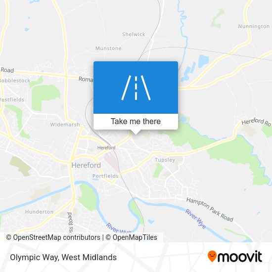 Olympic Way map