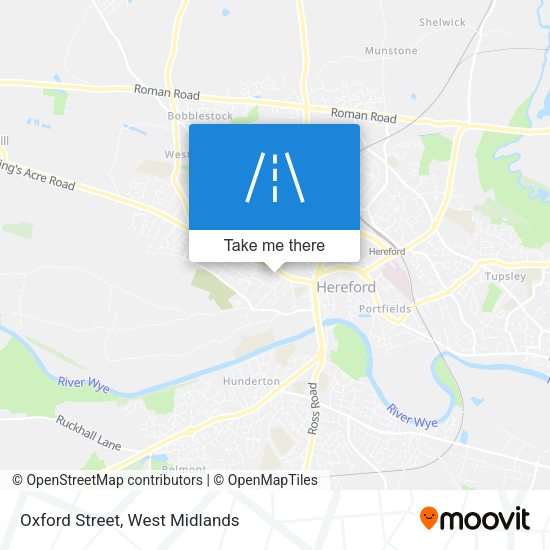 Oxford Street map