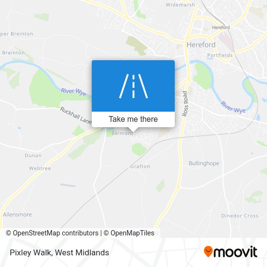 Pixley Walk map