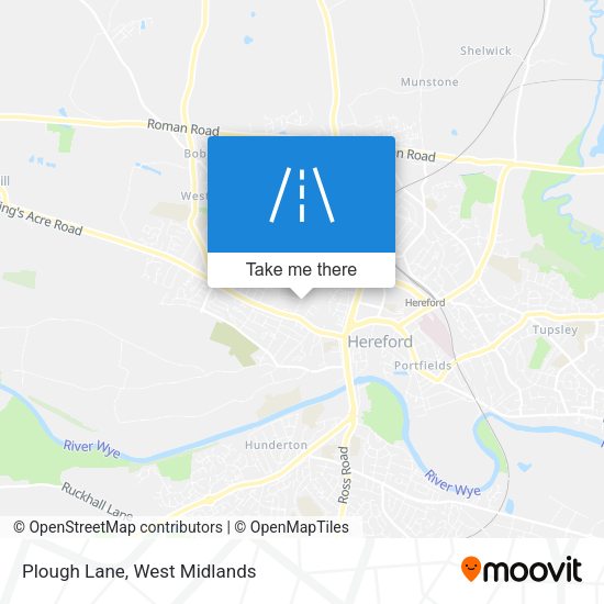 Plough Lane map