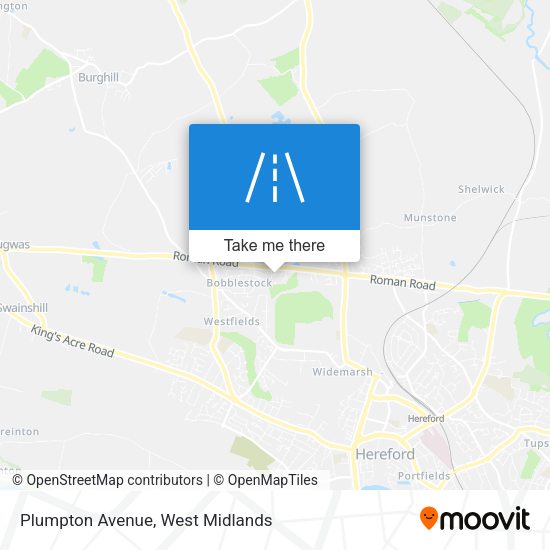 Plumpton Avenue map