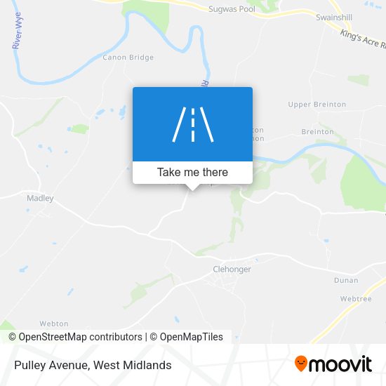 Pulley Avenue map