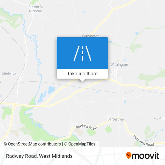 Radway Road map