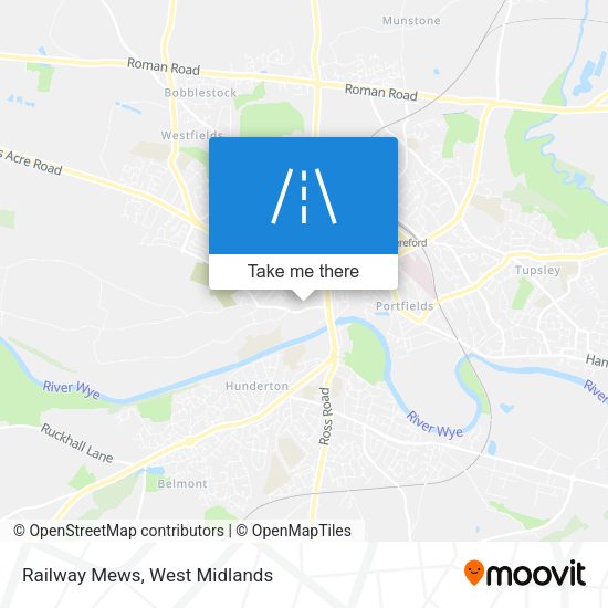 Railway Mews map