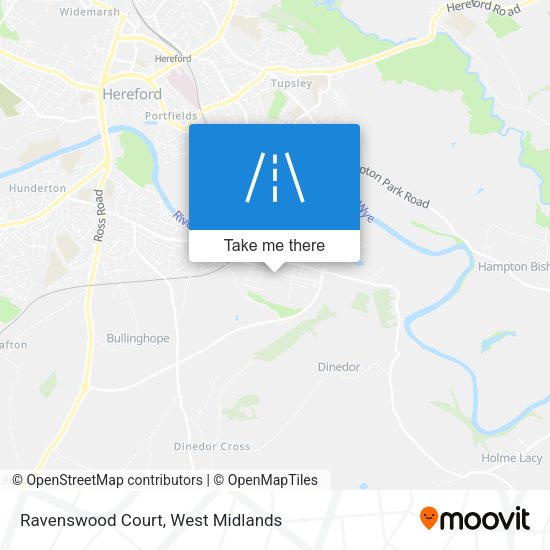 Ravenswood Court map
