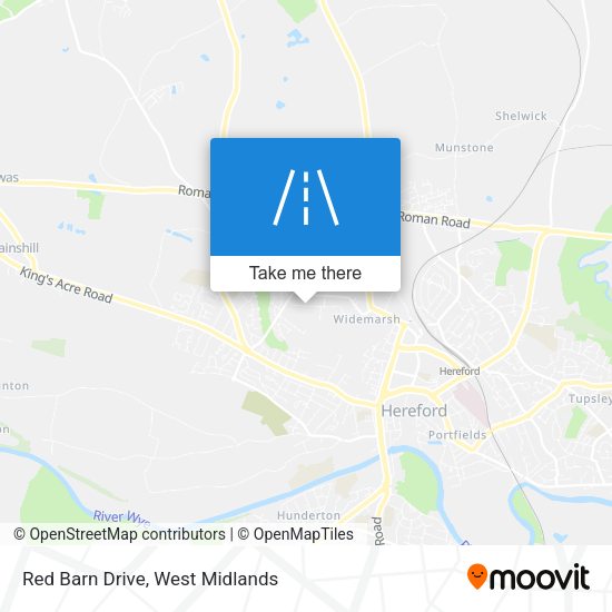 Red Barn Drive map
