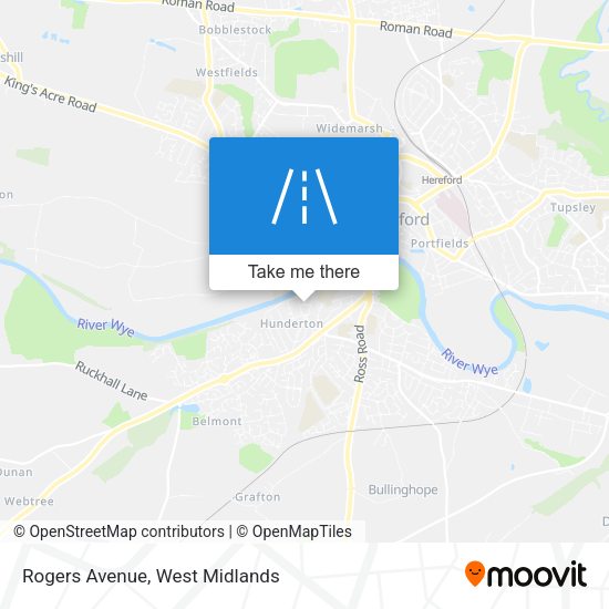Rogers Avenue map
