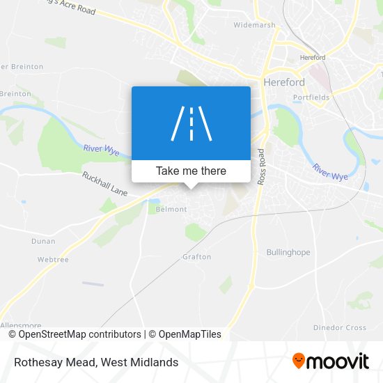 Rothesay Mead map