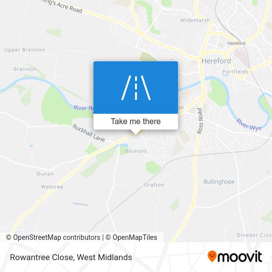 Rowantree Close map