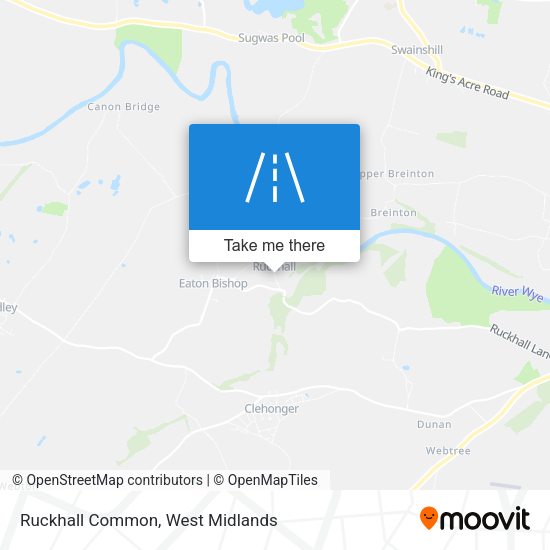 Ruckhall Common map