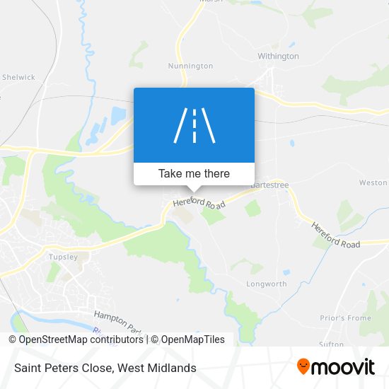 Saint Peters Close map