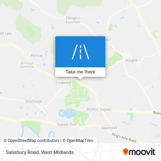 Salisbury Road map
