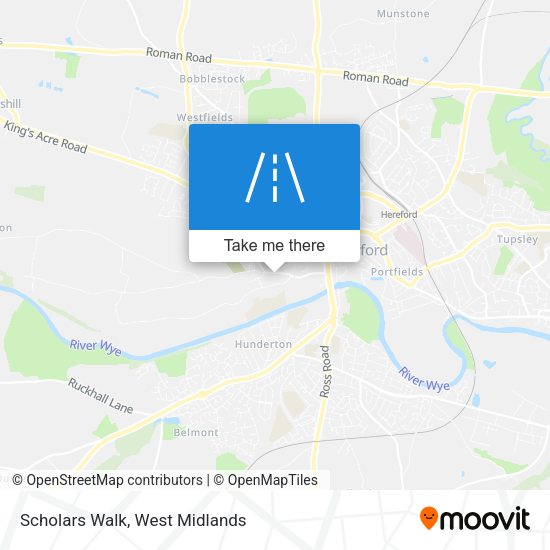 Scholars Walk map