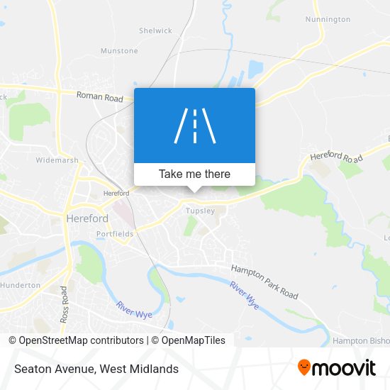 Seaton Avenue map